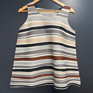 Issey Miyake Pleats Please Triangle Sleeveless Top